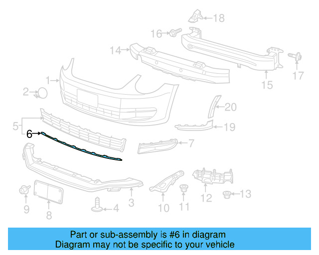 Strip Molding (Unpainted) 5c5807531gru - View 3