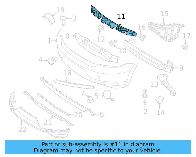 Bumper Cover Support Rail Nut N-910-189-01 - View 24