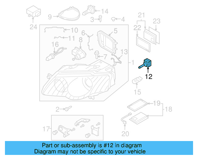 Low Beam Bulb N-105-661-02 - View 26