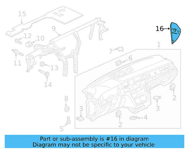 Side Cover 3G0-858-247-C-2JV - View 3