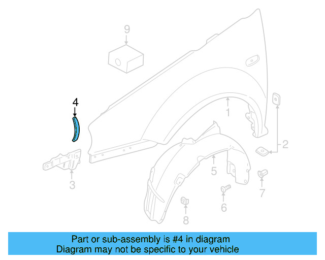 Fender Seal 1J5-845-571-B - View 6