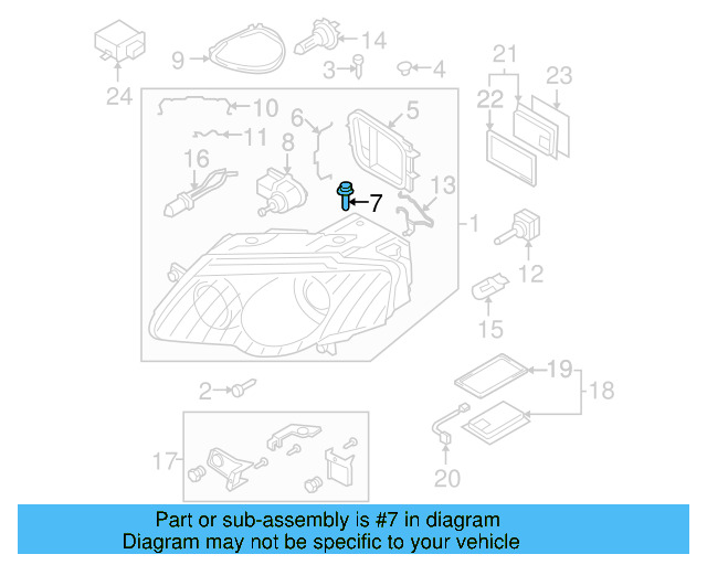 Low Beam Bulb N-105-661-02 - View 25