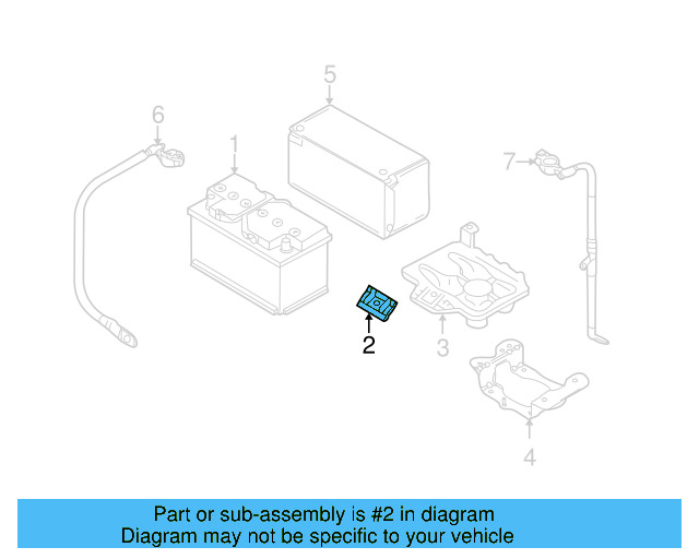 Battery Tray Clamp 1J0-803-219 - View 5