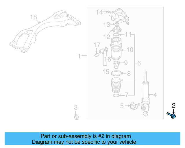 Ft Upper Control Arm Mount Bolt N-105-326-02 - View 8