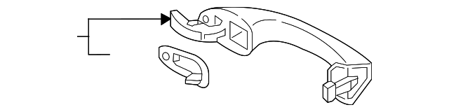 Handle, Outside (Unpainted) 510837205jgru