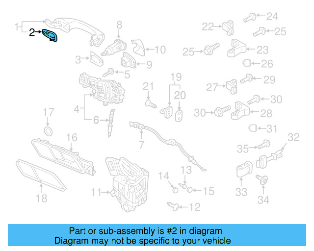 Handle, Outside Gasket 5NN-837-210-A-9B9 - View 5