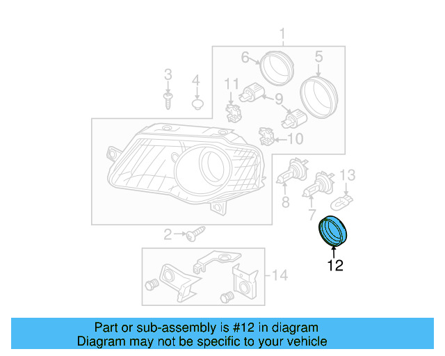 Inner Cap 1K6-941-608-A - View 29