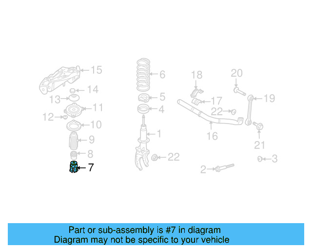 Cap 7L0-412-375-A - View 3