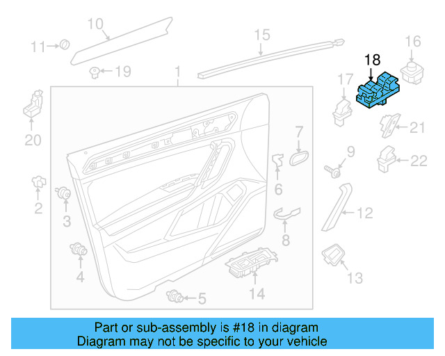 Window Switch 5G0-959-857-D-WHS - View 30