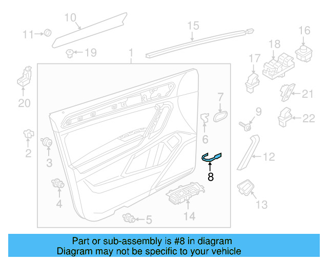 Handle Bezel 5NN-854-247-C-9B9