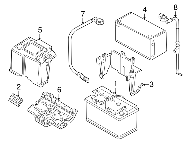 Battery Tray Clamp 1J0-803-219 - View 36