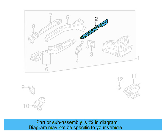 Apron Assembly Filler Panel 3B0-805-307