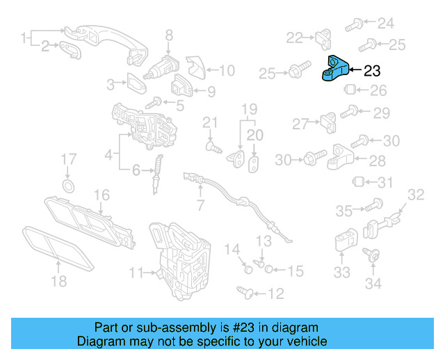 Upper Hinge 8X0-831-404-E