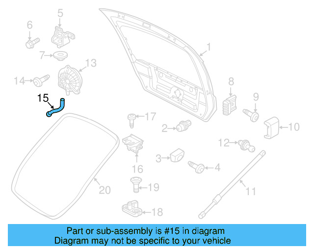 Drain Hose 5C3-827-861