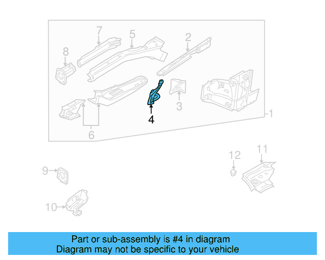 Fender End Piece 3B0-821-112-A - View 8