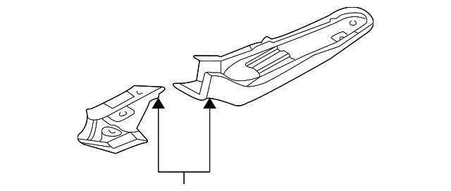 Lower Rail 8D0-803-109-A - View 2