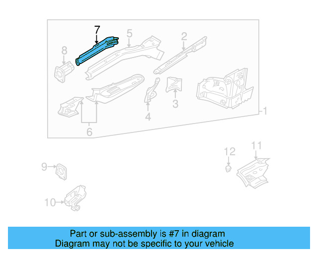 Filler Plate 8D0-802-157-A - View 4