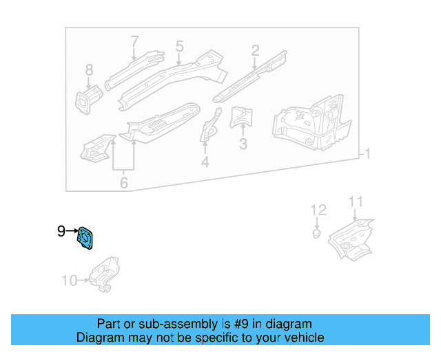 Mount Plate 8D0-805-747 - View 4