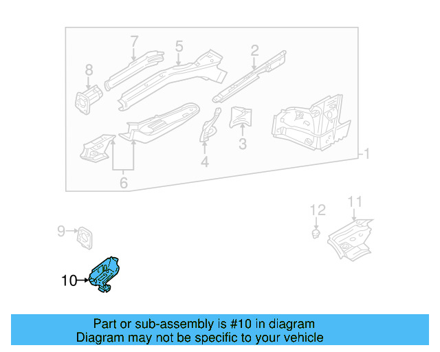 Reinforcement 8D0-803-118-A - View 4