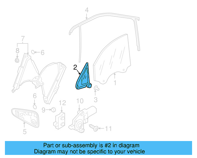 Fixed Glass 5NN-845-114-C - View 4