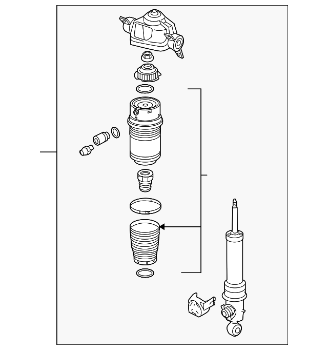 Shock Assembly 7L6-616-020-E