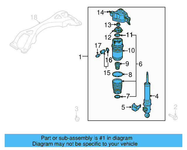 Shock Assembly 7L6-616-020-D - View 4