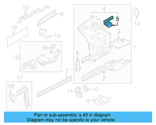 Shock Tower Bracket 7P0-611-842 - View 6