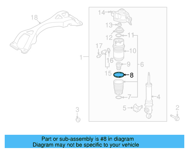 Suspension Shock Absorber Bellows Clamp 7L0-616-029 - View 5
