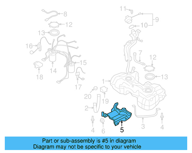 Heat Shield 5N0-201-307-F - View 3