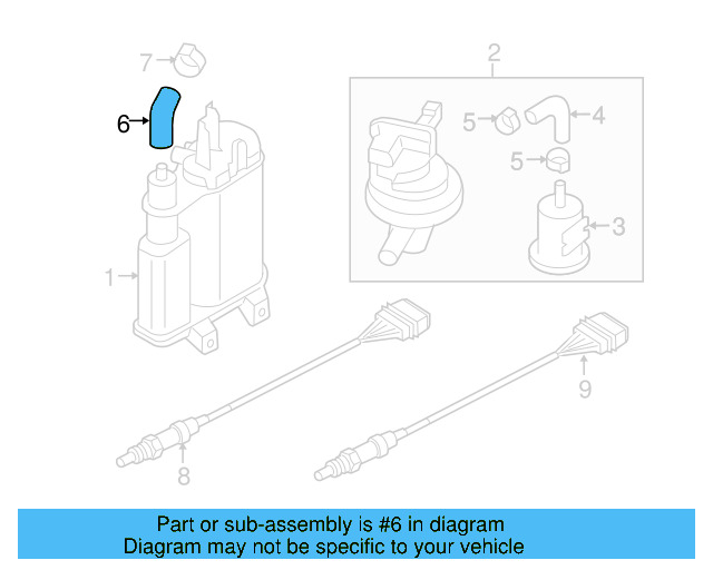 Breather Tube 3C0-201-336 - View 10