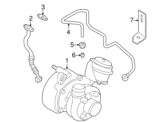 Turbocharger Oil Line Gasket 028-145-757
