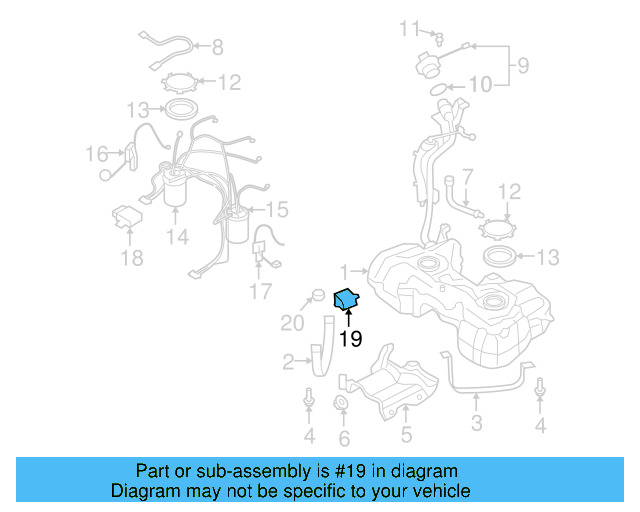 Bracket 5N0-201-292-B - View 3