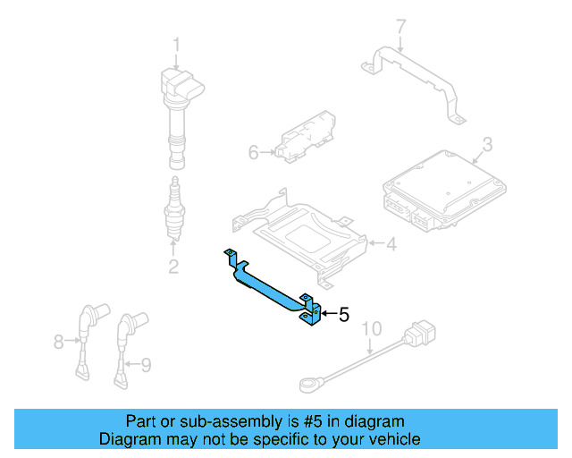 Mount Bracket Bracket 3C0-906-214-A - View 13
