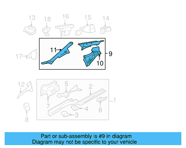 Apron Assembly 5C6-805-115 - View 5