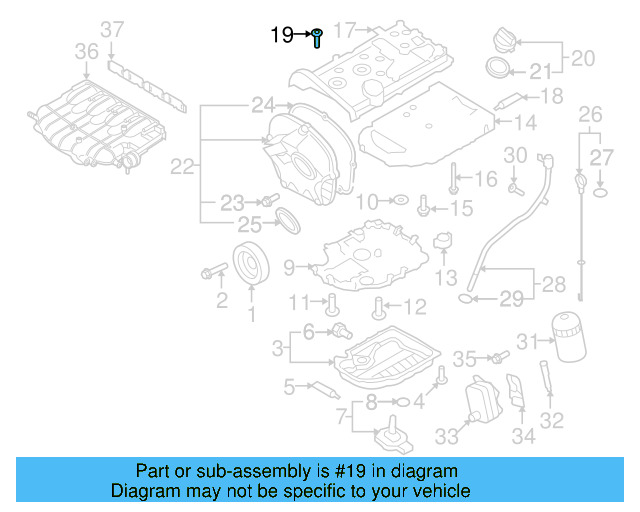 Cylinder Head Screw N-105-540-05 - View 34