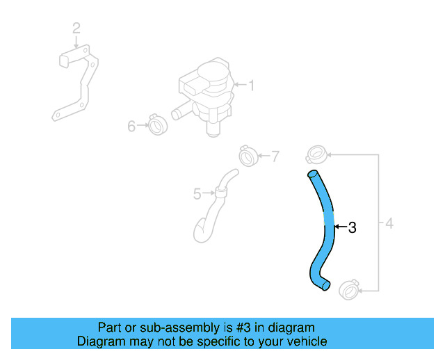 Radiator Coolant Hose 3C0-121-049-J - View 15
