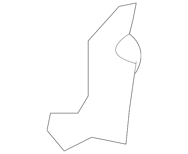 Hinge Reinforced 1C0-809-621-A - View 3