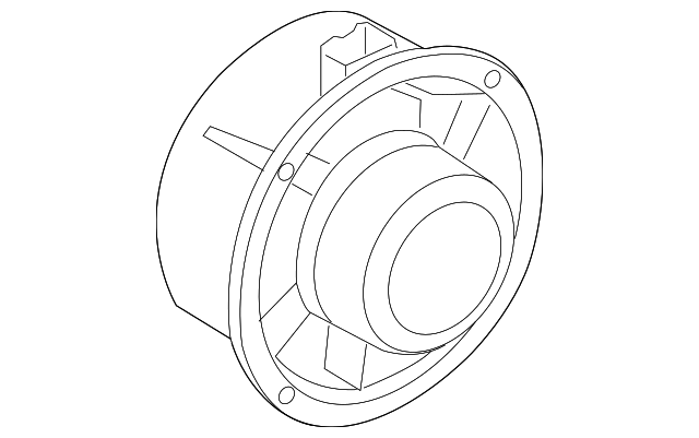 Rear Dr Speaker 561-035-453-A - View 24