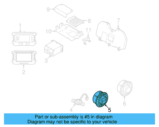 Speaker 5C6-035-454-A - View 16