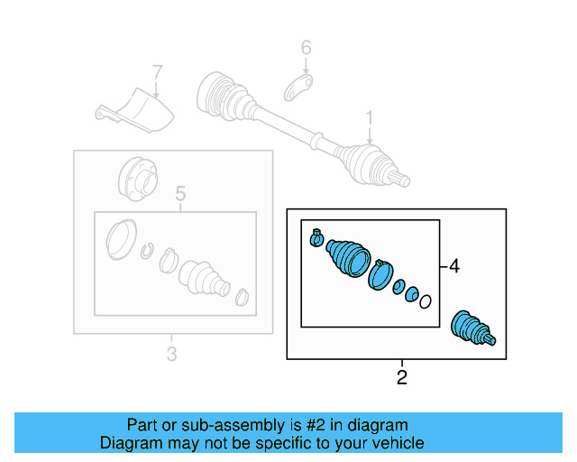 Outer Joint Assembly 1K0-498-099-J - View 12