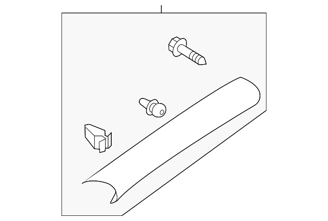 Windshield Pillar Trim 561-867-233-B-3Y3