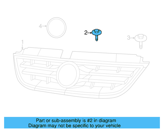 Bumper Cover Pin 7B0-807-925 - View 4