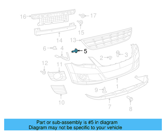 Side Support Bolt WHT-004-512 - View 3