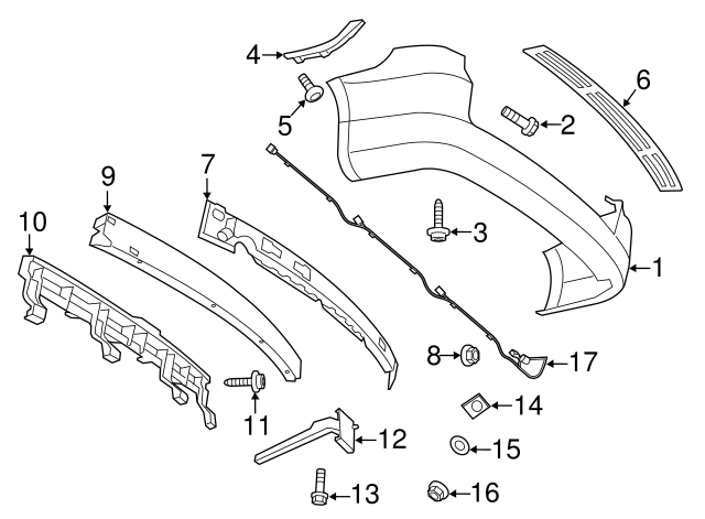 Bumper Bracket 7B0-803-512 - View 2
