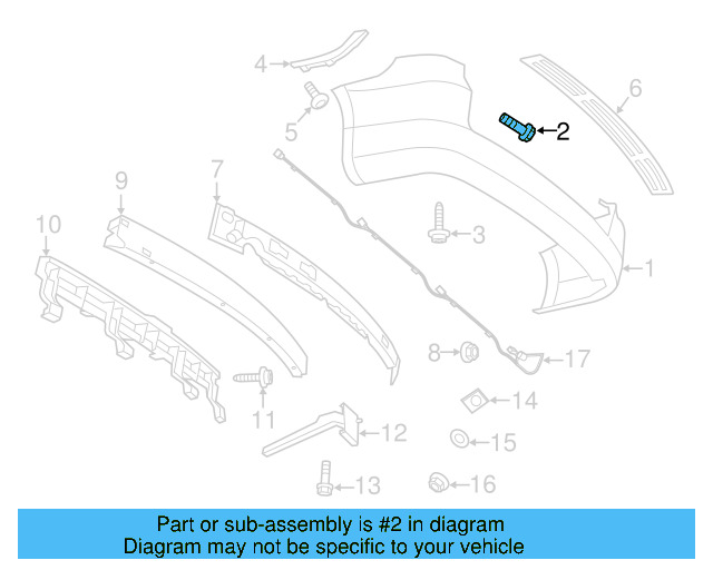 Wheelhouse Liner Clip 7B0-857-107 - View 17