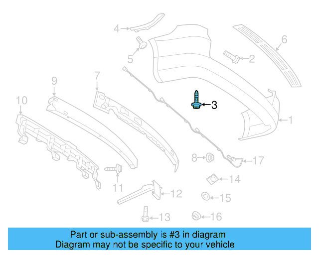 Reverse Sensor (Unpainted) 7b0919275gru - View 4