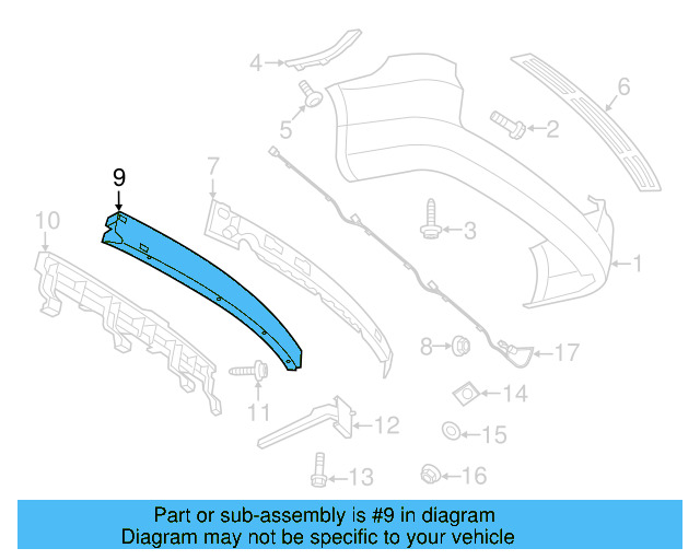 Wheelhouse Liner Clip 7B0-857-107 - View 19