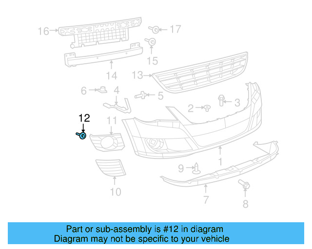Bezel Screw WHT-004-464 - View 3