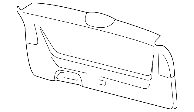 Lower Gate Trim 3CN-867-601-B-82V