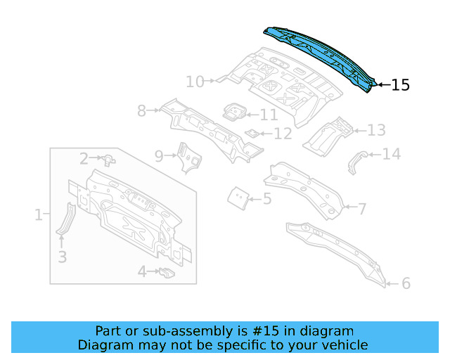 Rear Support 17A-813-525 - View 4